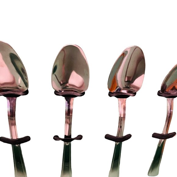 Stainless Steel Fork & Spoon Set 8 Pieces Elegant & Durable Flatware - Picture 6 of 7